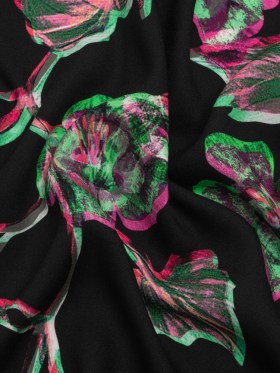 Mood Exclusive Infrared Roses Viscose Crepe Mood Exclusive Infrared Roses Viscose Crepe