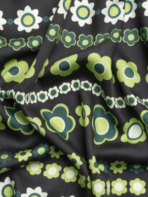 Mood Exclusive Green Grow As We Go Rayon Challis Mood Exclusive Green Grow As We Go Rayon Challis