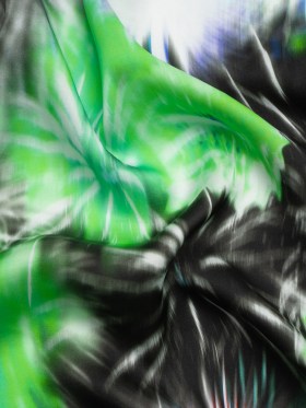Sustainable and Recycled Viscose Satin Print – Green and Black Fireworks – Mood Exclusive Skyrockets in Flight Sustainable and Recycled Viscose Satin Print – Green and Black Fireworks – Mood Exclusive Skyrockets in Flight