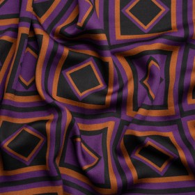 Mood Exclusive Purple When the Night Falls Rayon Challis Mood Exclusive Purple When the Night Falls Rayon Challis