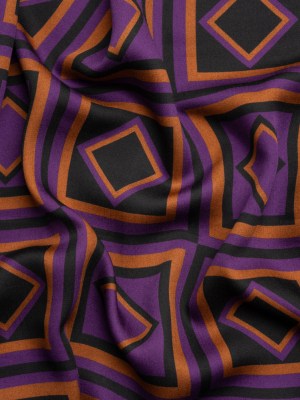 Mood Exclusive Purple When the Night Falls Rayon Challis Mood Exclusive Purple When the Night Falls Rayon Challis