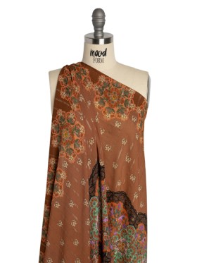 Mood Exclusive Dearly Daffodil Metallic Pinstriped Viscose Dobby Panel Mood Exclusive Dearly Daffodil Metallic Pinstriped Viscose Dobby Panel