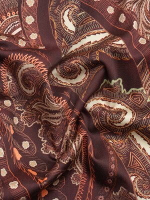 Mood Exclusive Maroon Octopus’s Garden Stretch Cotton Sateen Mood Exclusive Maroon Octopus’s Garden Stretch Cotton Sateen