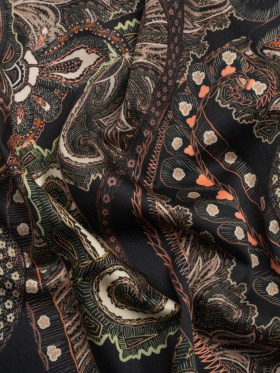 Mood Exclusive Black Octopus’s Garden Stretch Cotton Sateen Mood Exclusive Black Octopus’s Garden Stretch Cotton Sateen