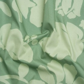 Mood Exclusive Green Veranda Views Stretch Cotton Poplin Mood Exclusive Green Veranda Views Stretch Cotton Poplin