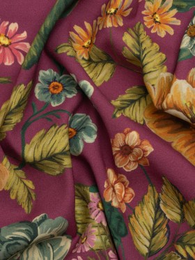 Mood Exclusive Mulberry Jam Stretch Sustainable Rayon Batiste Mood Exclusive Mulberry Jam Stretch Sustainable Rayon Batiste