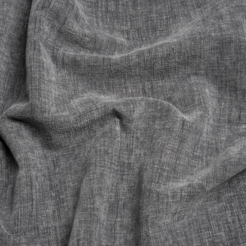 Otta Smoke Polyester Chenille Woven Otta Smoke Polyester Chenille Woven
