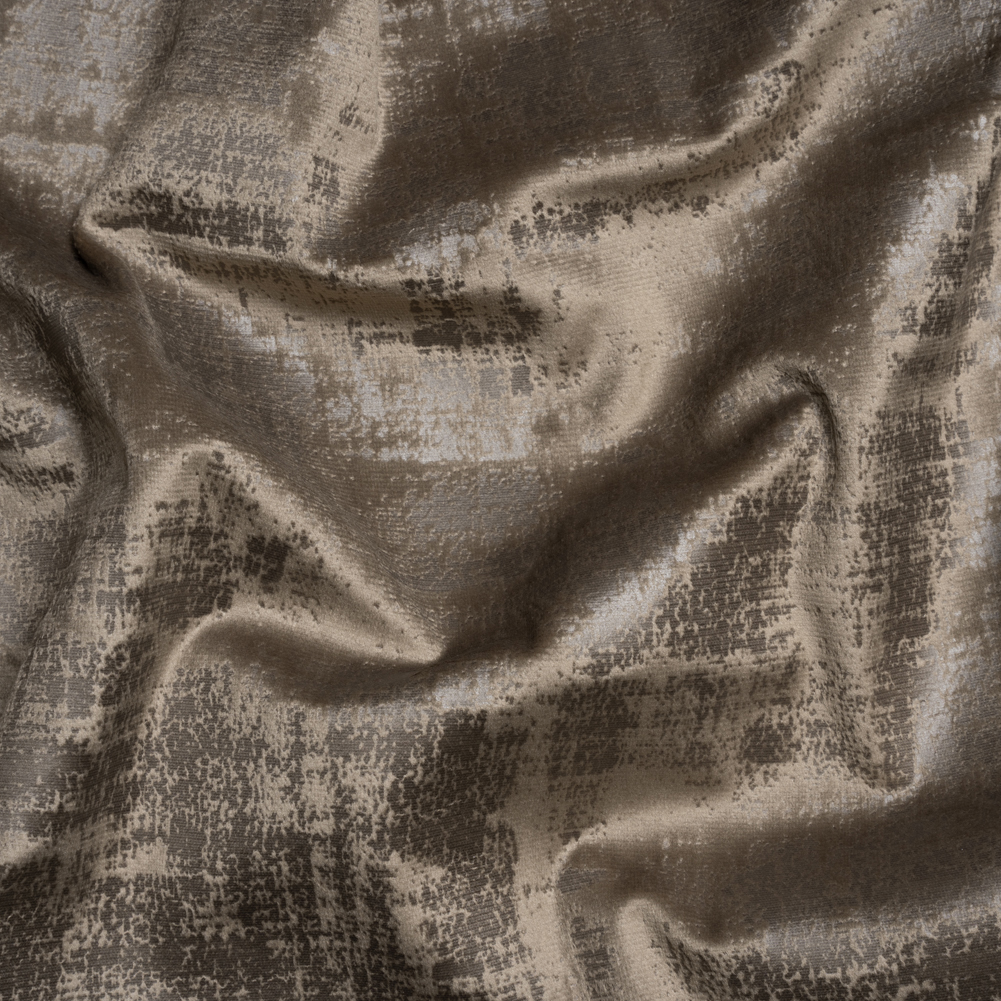 Kasa Taupe Crosshatching Embossed Knit Velvet Kasa Taupe Crosshatching Embossed Knit Velvet