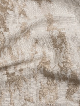 Ivory and Taupe Abstract Viscose, Polyester and Linen Drapery Jacquard Ivory and Taupe Abstract Viscose, Polyester and Linen Drapery Jacquard