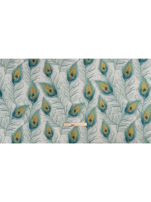 Peacock Green Peacock Feathers Upholstery Jacquard Peacock Green Peacock Feathers Upholstery Jacquard