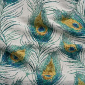 Peacock Green Peacock Feathers Upholstery Jacquard Peacock Green Peacock Feathers Upholstery Jacquard