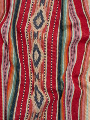 Arizona Berry Spiked Diamonds Southwestern Stripe Cotton Twill Arizona Berry Spiked Diamonds Southwestern Stripe Cotton Twill