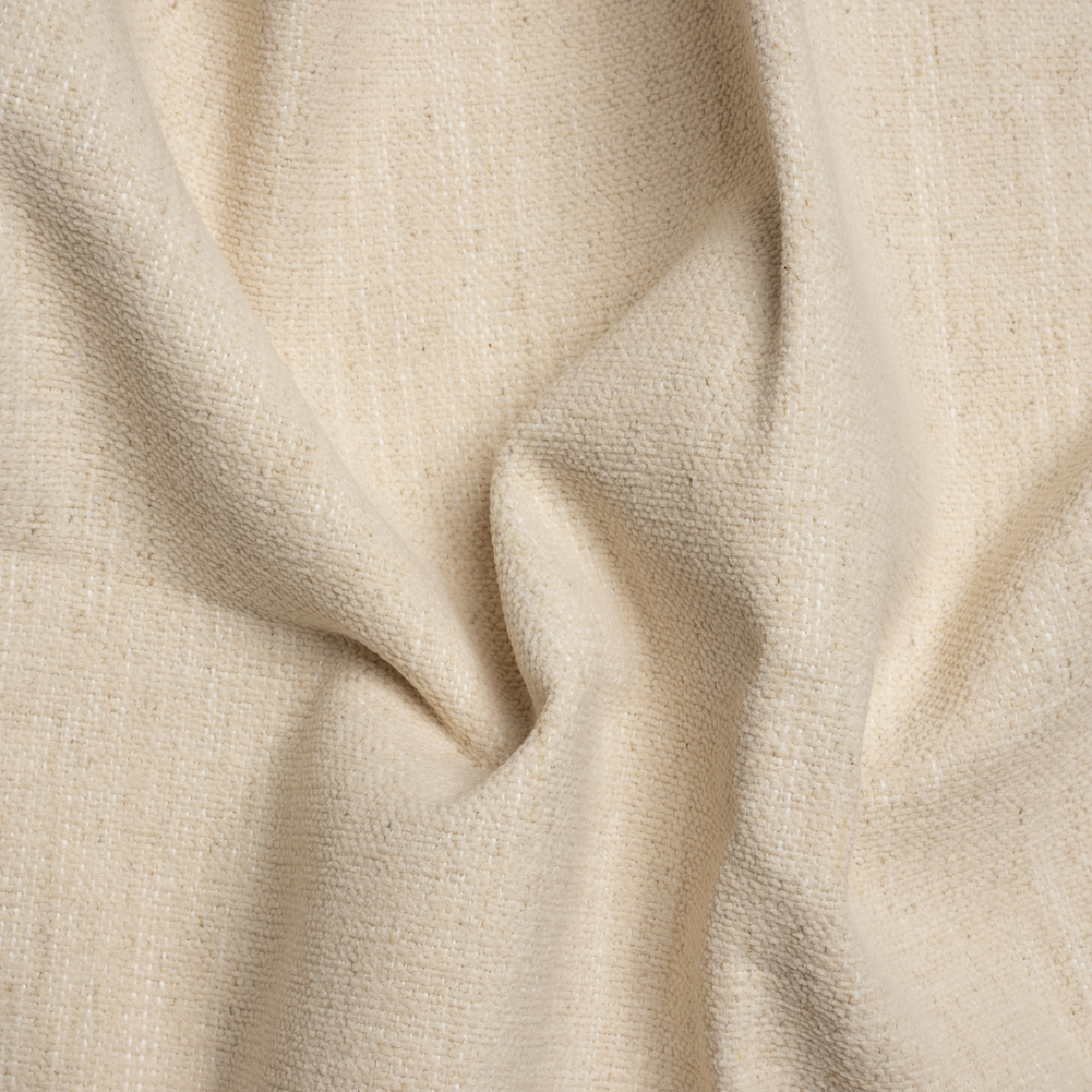 Crypton Eggshell Stain Resistant Polyester and Linen Chenille Upholstery Woven Crypton Eggshell Stain Resistant Polyester and Linen Chenille Upholstery Woven