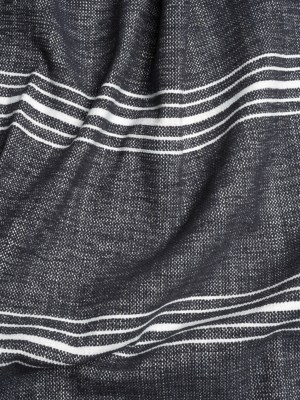 Crypton Charcoal Striped Stain Resistant Polyester and Linen Chenille Upholstery Woven Crypton Charcoal Striped Stain Resistant Polyester and Linen Chenille Upholstery Woven