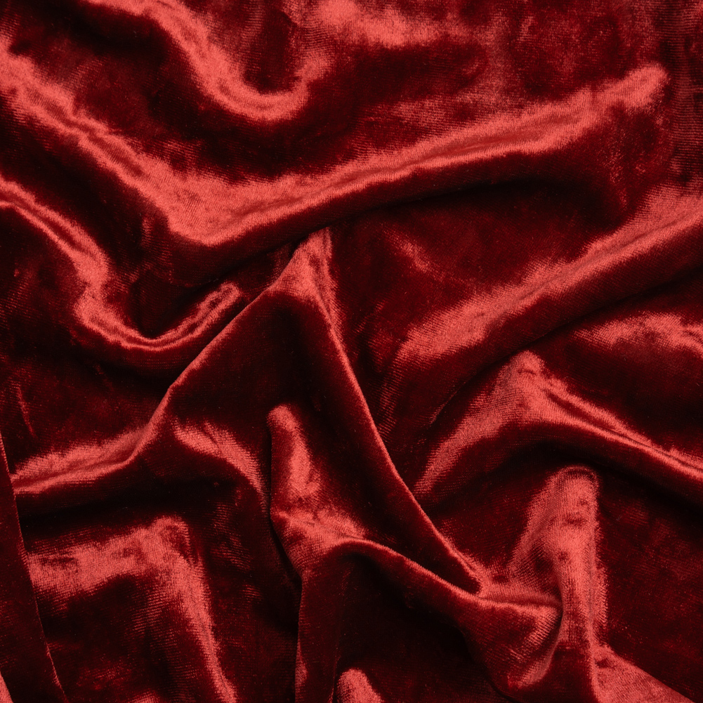 Crushed Velour – Brick Red – Auguste Collection Crushed Velour – Brick Red – Auguste Collection