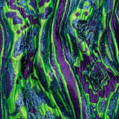 Metallic Blue, Green and Purple Inkblot Stripes Luxury Brocade Metallic Blue, Green and Purple Inkblot Stripes Luxury Brocade