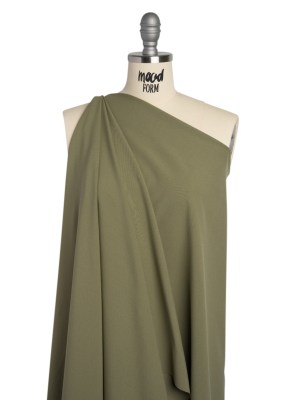 Polyester Interlock Knit – Light Olive Green Polyester Interlock Knit – Light Olive Green