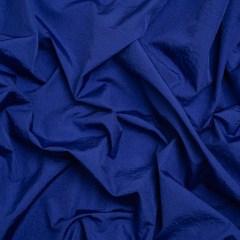 Crinkled Nylon Taffeta – Cobalt Blue Crinkled Nylon Taffeta – Cobalt Blue
