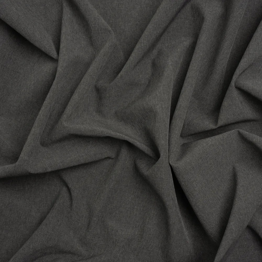 Stretch Polyester Suiting – Heathered Gray Stretch Polyester Suiting – Heathered Gray