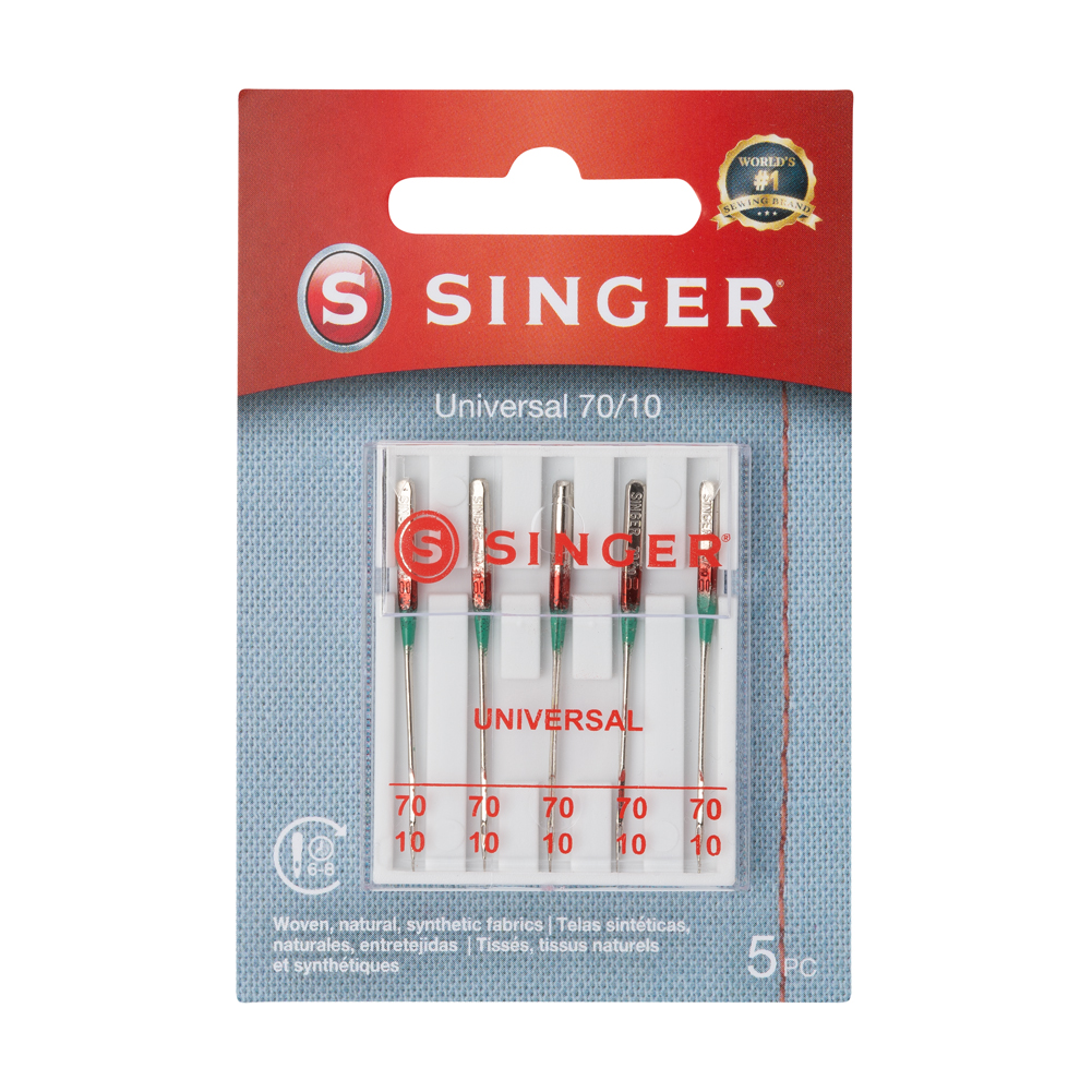 Singer Universal Regular Point Machine Needles – Size 70/9 Singer Universal Regular Point Machine Needles – Size 70/9
