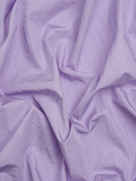 Crinkled Nylon Taffeta – Lavender Crinkled Nylon Taffeta – Lavender