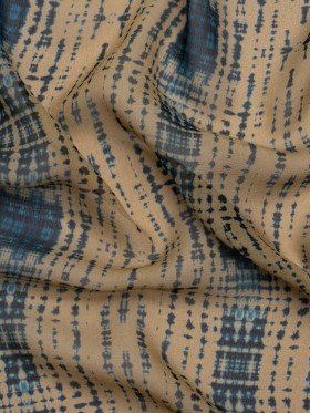 Mood Exclusive Blue Do or Dye Viscose Chiffon Mood Exclusive Blue Do or Dye Viscose Chiffon