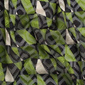 Geometric Burnout Polyester Woven Print – Green Divided Squares – Mood Exclusive Healthshire Hills Geometric Burnout Polyester Woven Print – Green Divided Squares – Mood Exclusive Healthshire Hills