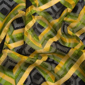 Geometric Burnout Polyester Woven Print – Green, Yellow and Black Geometric – Mood Exclusive Bananquit Babble Geometric Burnout Polyester Woven Print – Green, Yellow and Black Geometric – Mood Exclusive Bananquit Babble