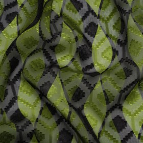 Geometric Burnout Polyester Woven Print – Leaf Green Waves – Mood Exclusive Mayfield Falls Geometric Burnout Polyester Woven Print – Leaf Green Waves – Mood Exclusive Mayfield Falls
