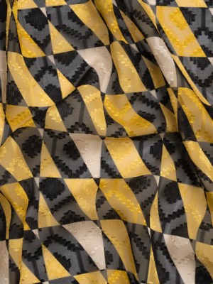 Geometric Burnout Polyester Woven Print – Yellow Divided Squares – Mood Exclusive Healthshire Hills Geometric Burnout Polyester Woven Print – Yellow Divided Squares – Mood Exclusive Healthshire Hills