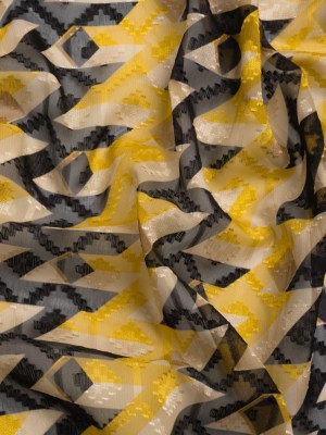 Geometric Burnout Polyester Woven Print – Cream, Yellow and Black Geometric – Mood Exclusive Treasures Untold Geometric Burnout Polyester Woven Print – Cream, Yellow and Black Geometric – Mood Exclusive Treasures Untold