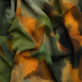 Mood Exclusive Green Fade Away Lightweight Polyester Crepe Mood Exclusive Green Fade Away Lightweight Polyester Crepe