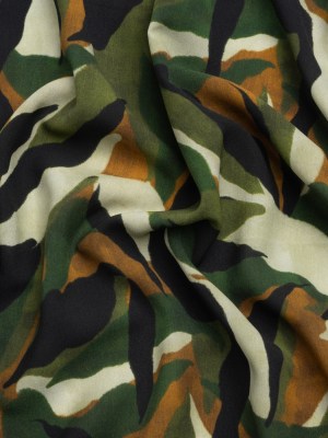 Mood Exclusive Green Drowsy in Daintree Lightweight Polyester Crepe Mood Exclusive Green Drowsy in Daintree Lightweight Polyester Crepe