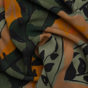 Mood Exclusive Mustard Vine Time Lightweight Recycled Polyester Crepe Mood Exclusive Mustard Vine Time Lightweight Recycled Polyester Crepe