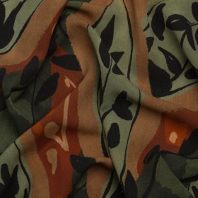 Mood Exclusive Rust Vine Time Lightweight Recycled Polyester Crepe Mood Exclusive Rust Vine Time Lightweight Recycled Polyester Crepe