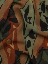 Mood Exclusive Rust Vine Time Lightweight Recycled Polyester Crepe Mood Exclusive Rust Vine Time Lightweight Recycled Polyester Crepe