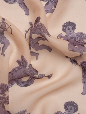 Mood Exclusive Mauve Glistening Babes Viscose Chiffon Mood Exclusive Mauve Glistening Babes Viscose Chiffon