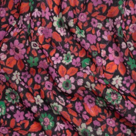 Crinkled Cotton Gauzy Woven Print – Red, Pink and Green Floral – Mood Exclusive The Perks of Being Crinkled Cotton Gauzy Woven Print – Red, Pink and Green Floral – Mood Exclusive The Perks of Being