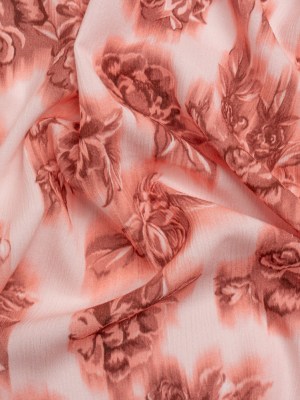 Mood Exclusive Rose Fragrant Feelings Crinkled Gauzy Viscose Crepe Mood Exclusive Rose Fragrant Feelings Crinkled Gauzy Viscose Crepe