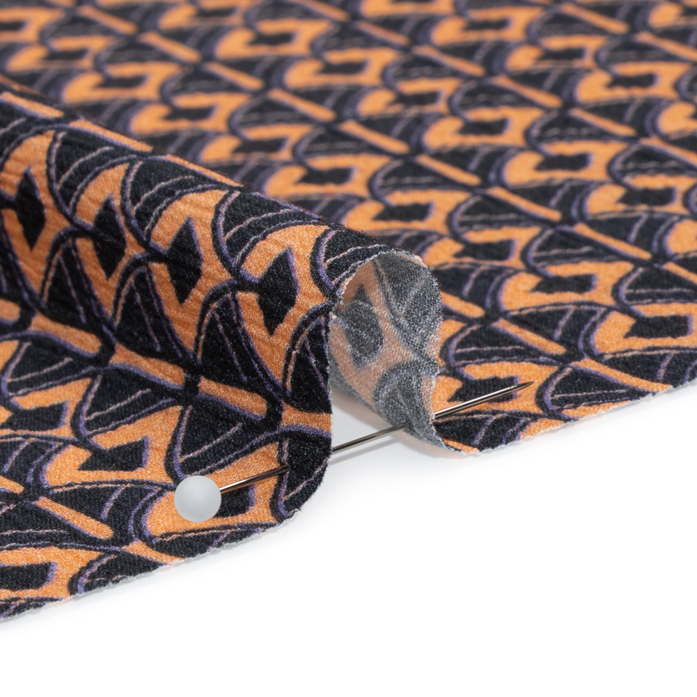 Mood Exclusive Columns and Arches Crinkled Gauzy Viscose Crepe Mood Exclusive Columns and Arches Crinkled Gauzy Viscose Crepe