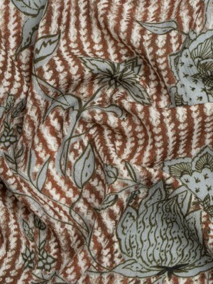 Mood Exclusive Brownstone on Bedford Crinkled Gauzy Viscose Crepe Mood Exclusive Brownstone on Bedford Crinkled Gauzy Viscose Crepe