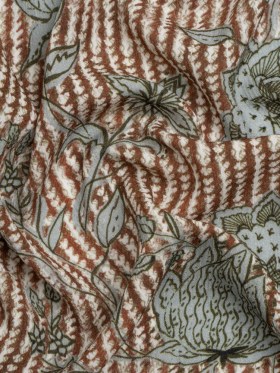 Mood Exclusive Brownstone on Bedford Crinkled Gauzy Viscose Crepe Mood Exclusive Brownstone on Bedford Crinkled Gauzy Viscose Crepe