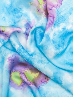 Mood Exclusive Blue Mindful Mapping Striped Viscose Dobby Mood Exclusive Blue Mindful Mapping Striped Viscose Dobby