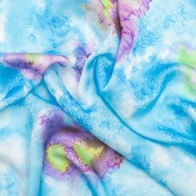 Mood Exclusive Blue Mindful Mapping Striped Viscose Dobby Mood Exclusive Blue Mindful Mapping Striped Viscose Dobby