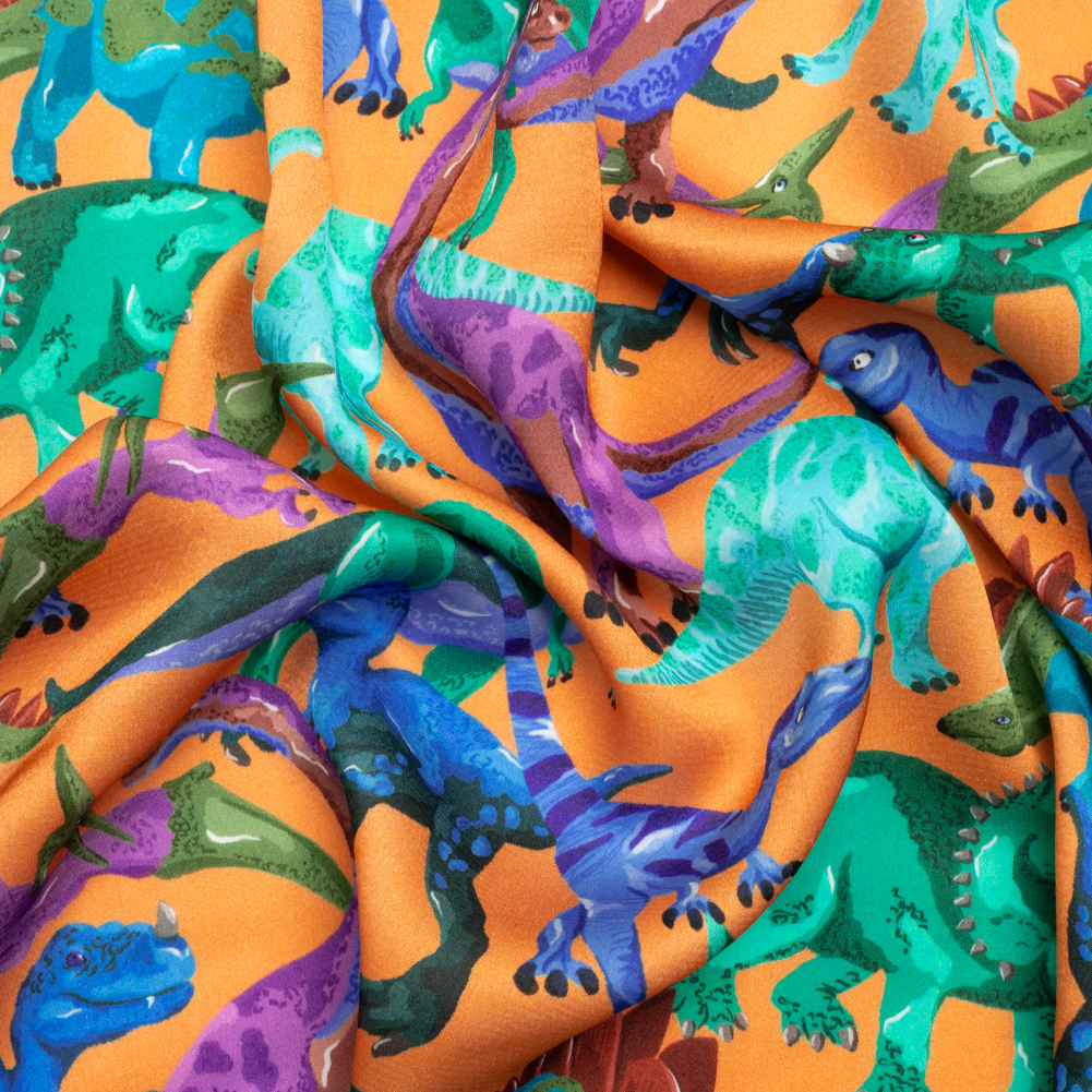 Mood Exclusive Jurassic Jubilee Striped Viscose Dobby Mood Exclusive Jurassic Jubilee Striped Viscose Dobby