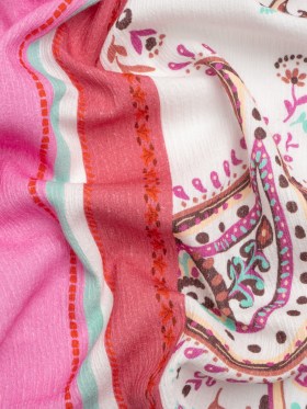 Mood Exclusive Pink Whimsical Wardrobe Slubbed Gauzy Cotton Woven Panel Mood Exclusive Pink Whimsical Wardrobe Slubbed Gauzy Cotton Woven Panel