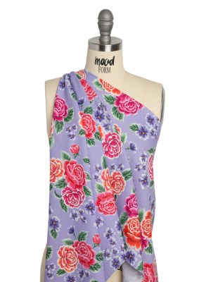 Mood Exclusive Lilac Bountiful Bushes Slubbed Gauzy Cotton Woven Mood Exclusive Lilac Bountiful Bushes Slubbed Gauzy Cotton Woven