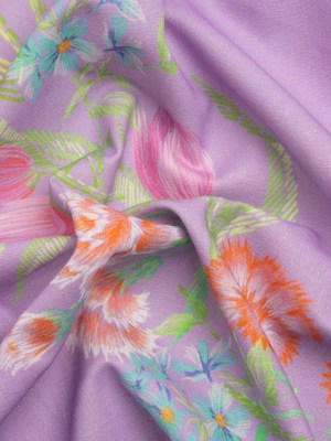 Mood Exclusive Lilac Stitch by Stitch Linen and Cotton Woven Mood Exclusive Lilac Stitch by Stitch Linen and Cotton Woven