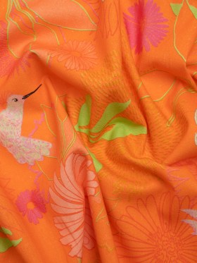 Mood Exclusive Hummingbird Heart Linen and Cotton Woven Mood Exclusive Hummingbird Heart Linen and Cotton Woven