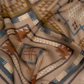 Mood Exclusive Taupe Anything But Deserted Viscose Chiffon Mood Exclusive Taupe Anything But Deserted Viscose Chiffon